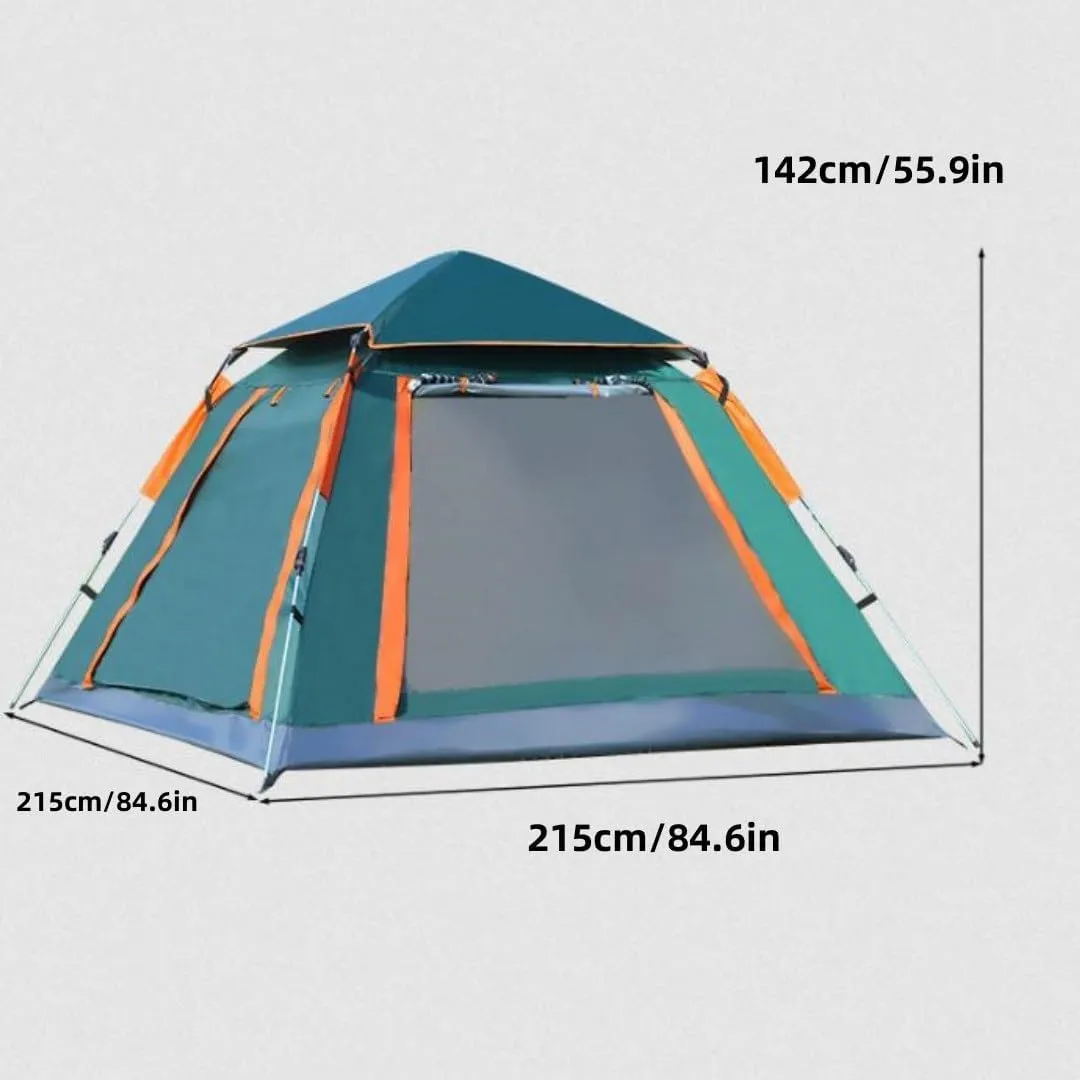 Multi-Person Folding No-Pitch Tent,instant automatic pop up tent,Outdoor camping,Waterproof Windproof, Perfect for Beach, Outdoor, traveling, hiking, camping, hunting, fishing