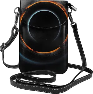 Mysterious Cosmic Black Holes Women'S Crossbody Bag, *Zipper Phone Wallet, Cute Purse, Shoulder Bag, Detachable Shoulder Strap