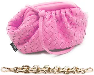 NAARIIAN Woven Crossbody Bags for Women Evening Clutch Hobo Cloud Purse Designer Handbags for Ladies
