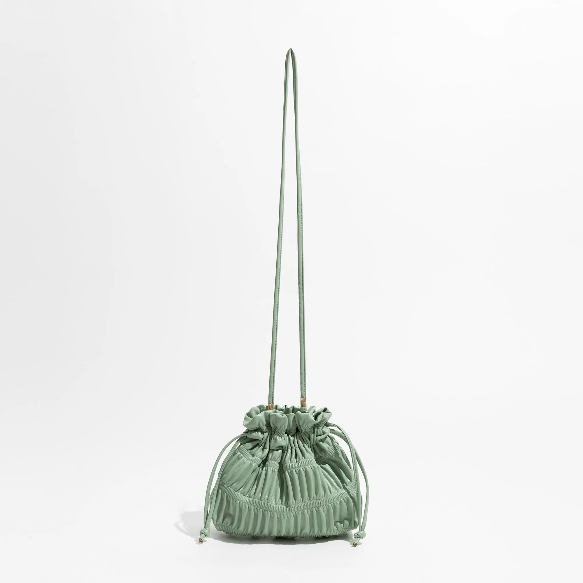 Nanna Mini Pleated Pouch Bags - 6 Colors