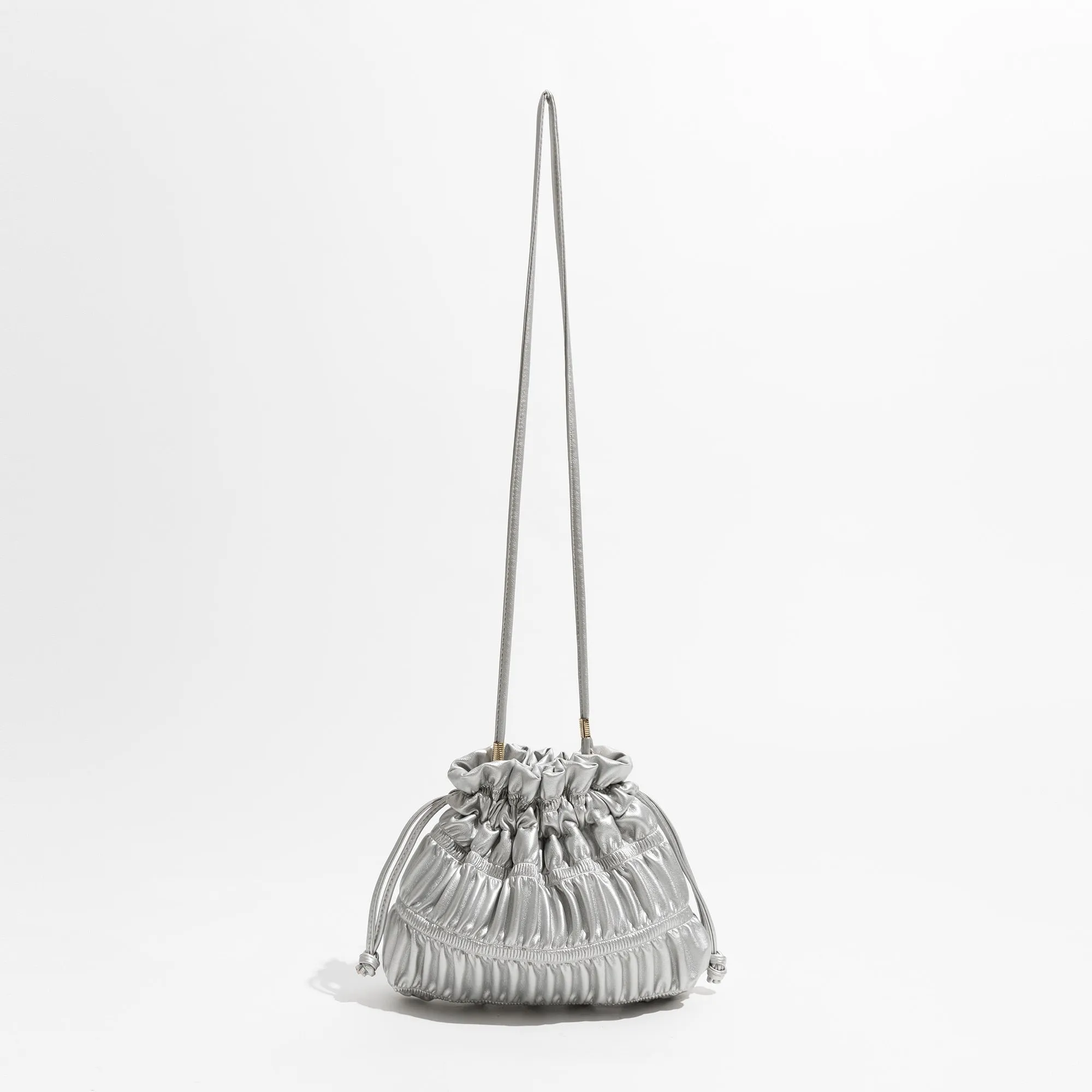 Nanna Mini Pleated Pouch Bags - 6 Colors
