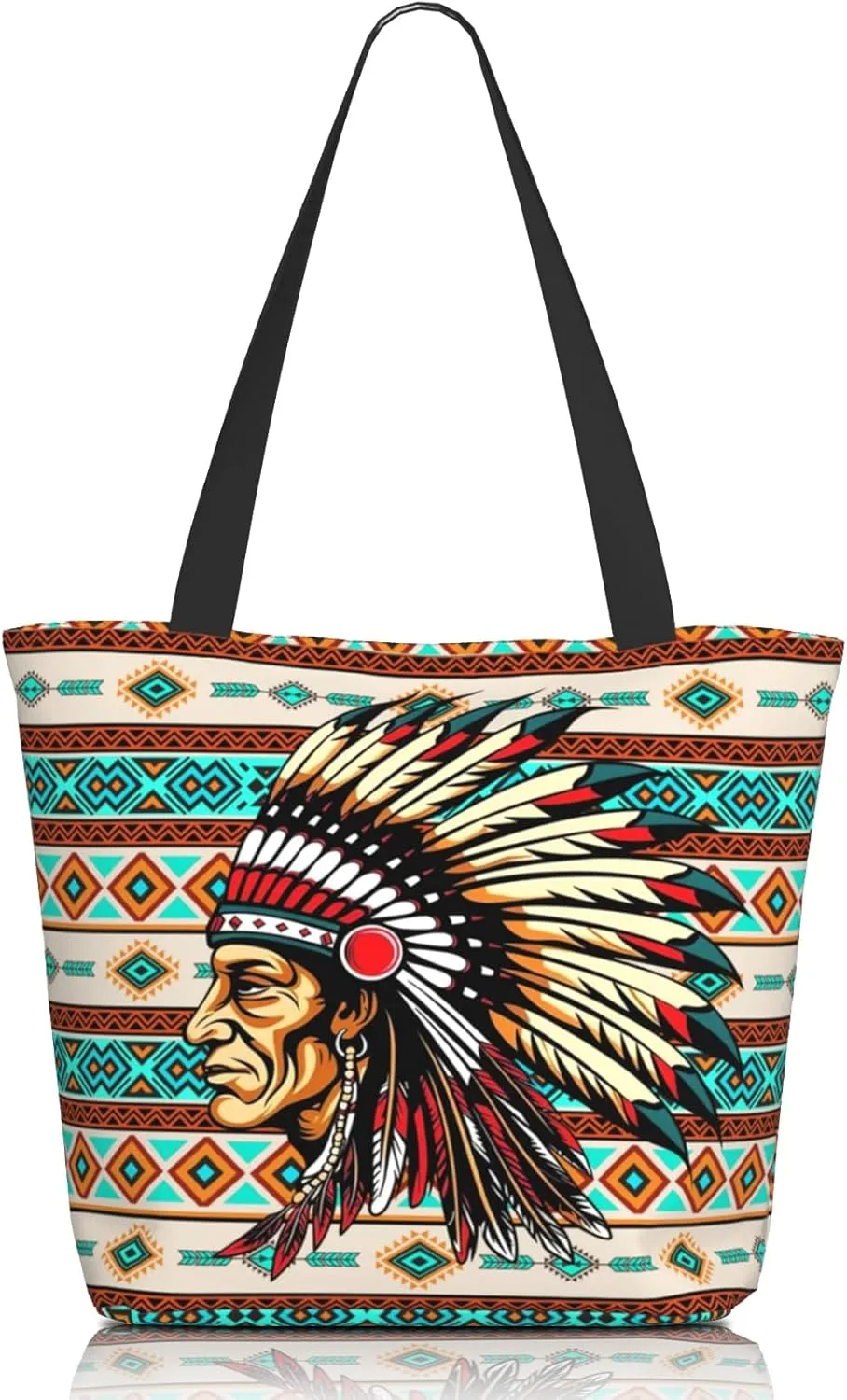 Native American Indian Tote Bags for Women American Indian Gifts Southwest Shoulder Bag Spiritual Jesus Inspirational Tote Bags for Women Bible Verse Shoulder Bag