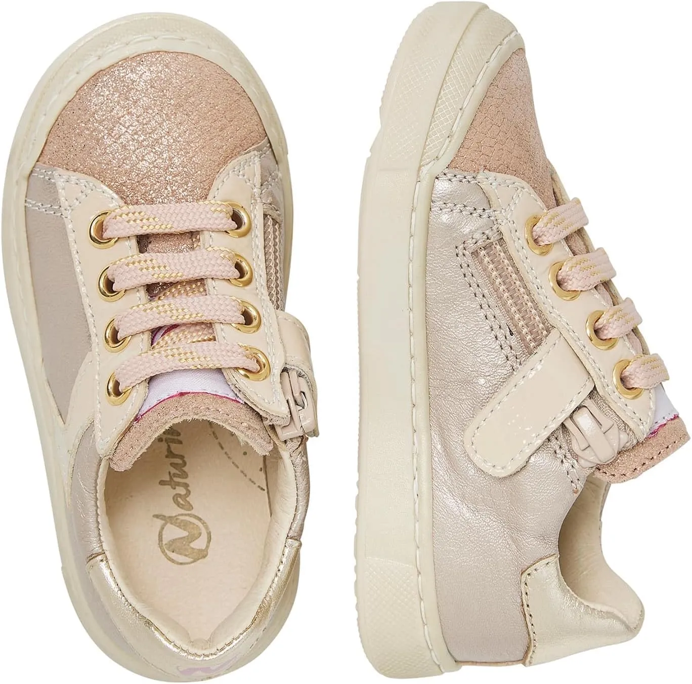 Naturino Girl's Claredon Zip (Toddler/Little Kid) Sneaker
