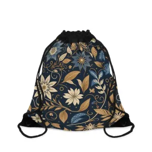 Navy Blue Outdoor Drawstring Bag for Bold Explorers