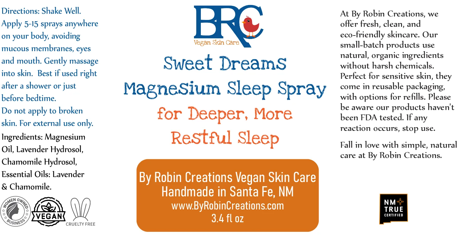 New! Sweet Dreams Magnesium Sleep Spray