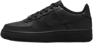 Nike Air Force 1/1 (Big Kid), (DB1856-001, Black/Bright Crimson/Metallic Silver)