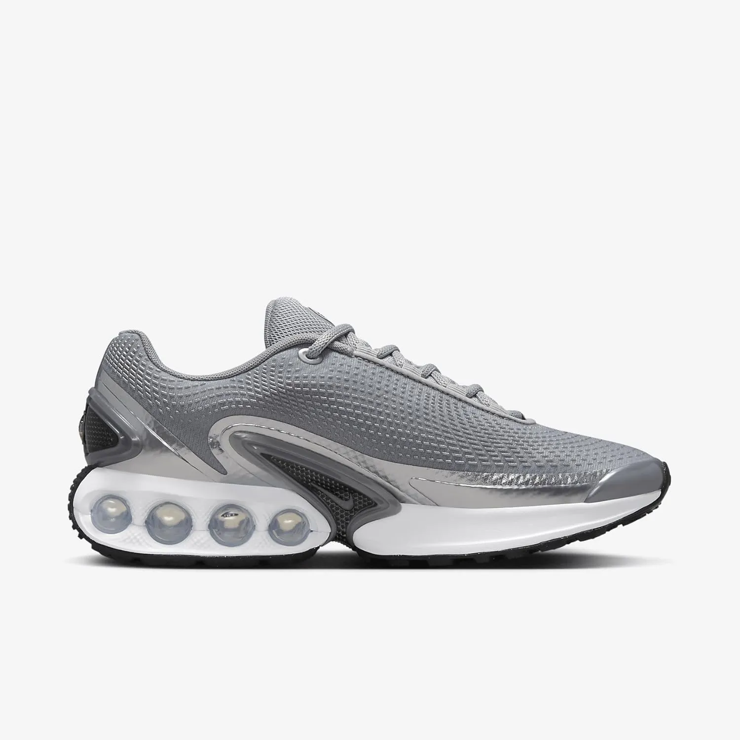 Nike Air Max Dn Premium Women's Shoes (HJ9638-001, Silver/White/Black/Metallic Silver)