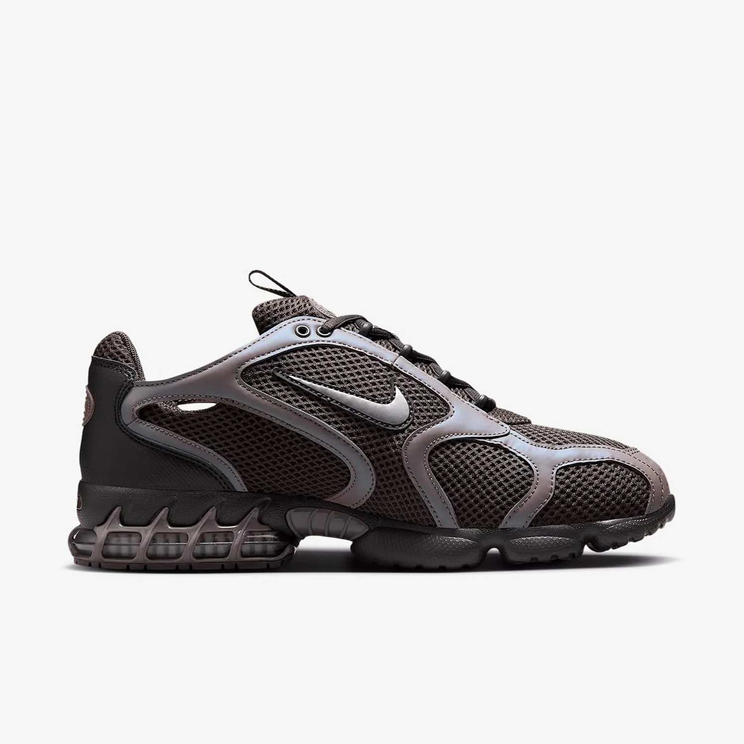 Nike Air Zoom Spiridon Cage 2 Men's Shoes (HV6929-299, Medium Ash/Taupe Grey/Cave Stone/Metallic Silver)