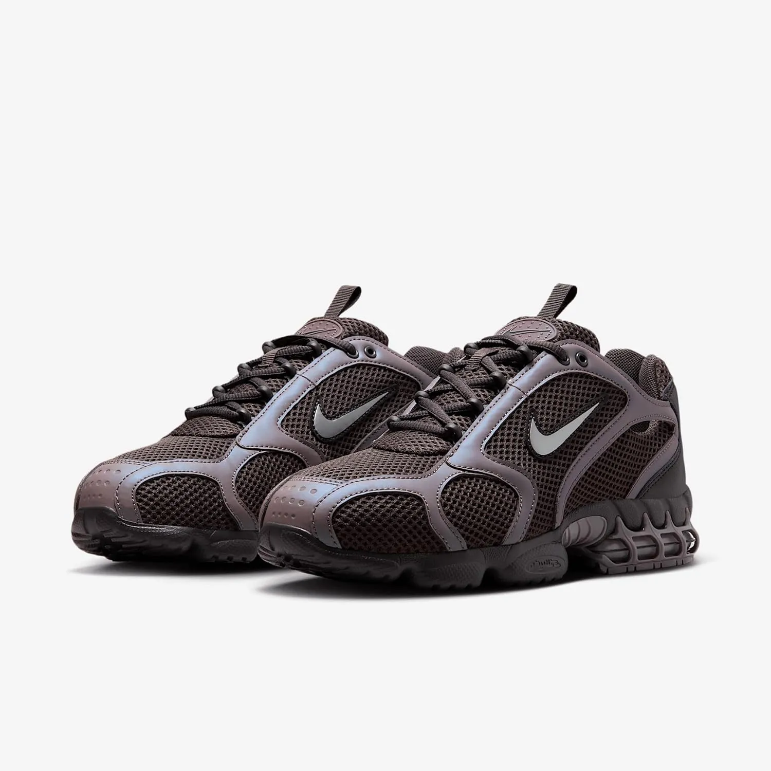 Nike Air Zoom Spiridon Cage 2 Men's Shoes (HV6929-299, Medium Ash/Taupe Grey/Cave Stone/Metallic Silver)