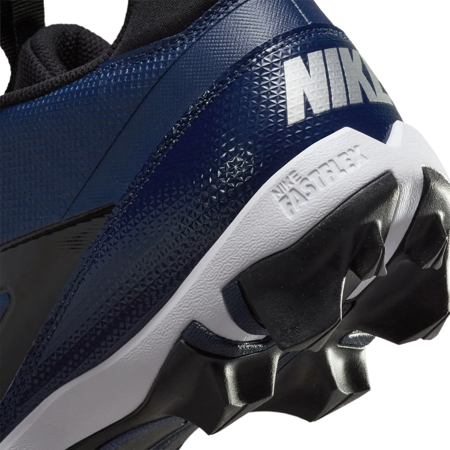 Nike Alpha Menace 4 Shark Football Cleats (FN0028-100, White/Metallic Silver/Photon Dust/Black)