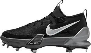 Nike Force Zoom Trout 9 Elite Baseball Cleats (FB2906-003, Black/Anthracite/White/Metallic Silver) Size 13