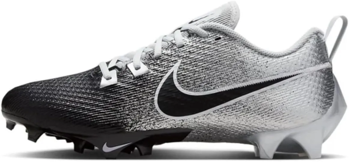 Nike Vapor Edge Speed 360 2 Football Cleats (Metallic Silver/Black-White, US Footwear Size System, Adult, Men, Numeric, Medium, 10)
