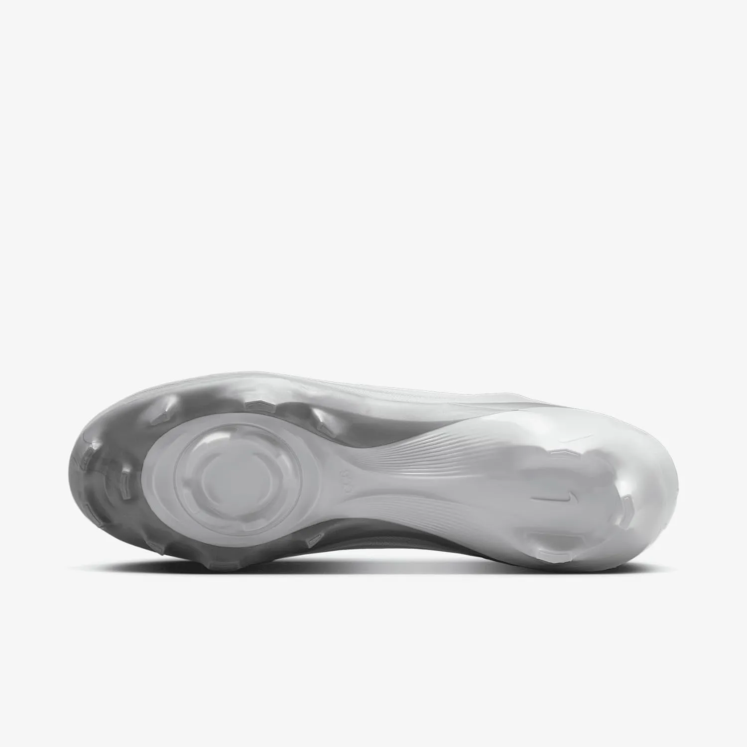Nike Vapor Speed 3 Football Cleats (FB3303-100, White/Summit White/Wolf Grey/Metallic Silver) Size 13