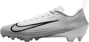 Nike Vapor Speed 3 Football Cleats (FB3303-100, White/Summit White/Wolf Grey/Metallic Silver) Size 13