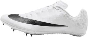 Nike Zoom Rival Track & Field Sprinting Spikes (FZ9663-100, White/Metallic Silver/Black) Size 8