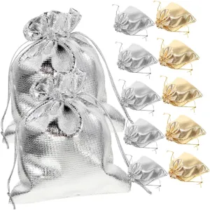 NIYANGLE 20Pcs Multi Function Drawstring Pouches for Jewelry present Packaging and Party Favors for Christmas Birthdays Showers and Weddings