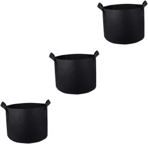 Non-Woven Planting Pouches 3 Pack Plant Storage Pouches Handheld Vegetable Planting Bags