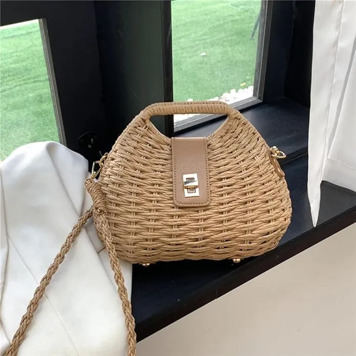 Noreen | Women's Elegant Woven Crossbody Sling Handbag