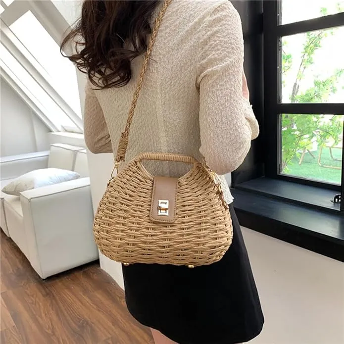 Noreen | Women's Elegant Woven Crossbody Sling Handbag