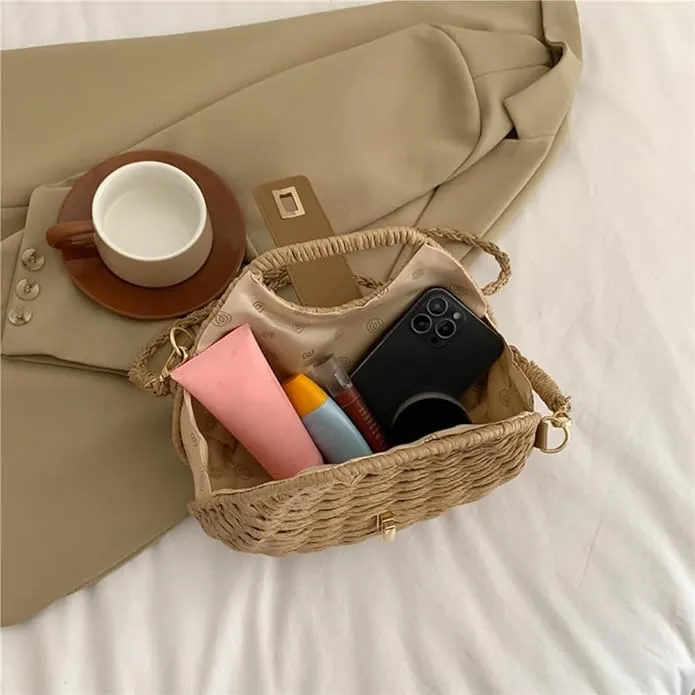 Noreen | Women's Elegant Woven Crossbody Sling Handbag