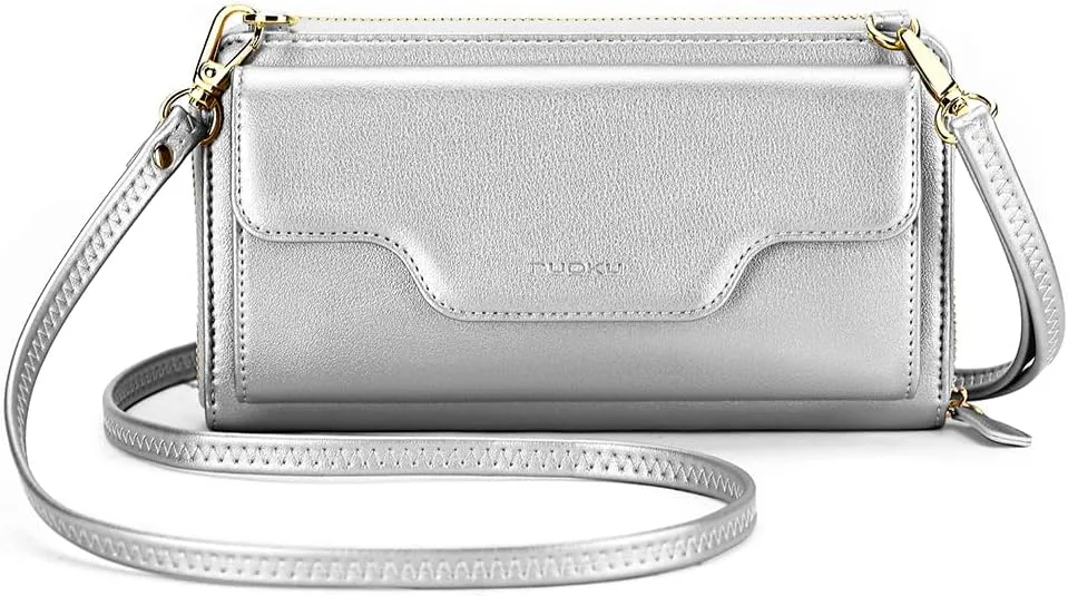 nuoku Crossbody Bags, Wristlet Wallets, Small Clutch Purses - Cell Phone & RFID Wallet for Women