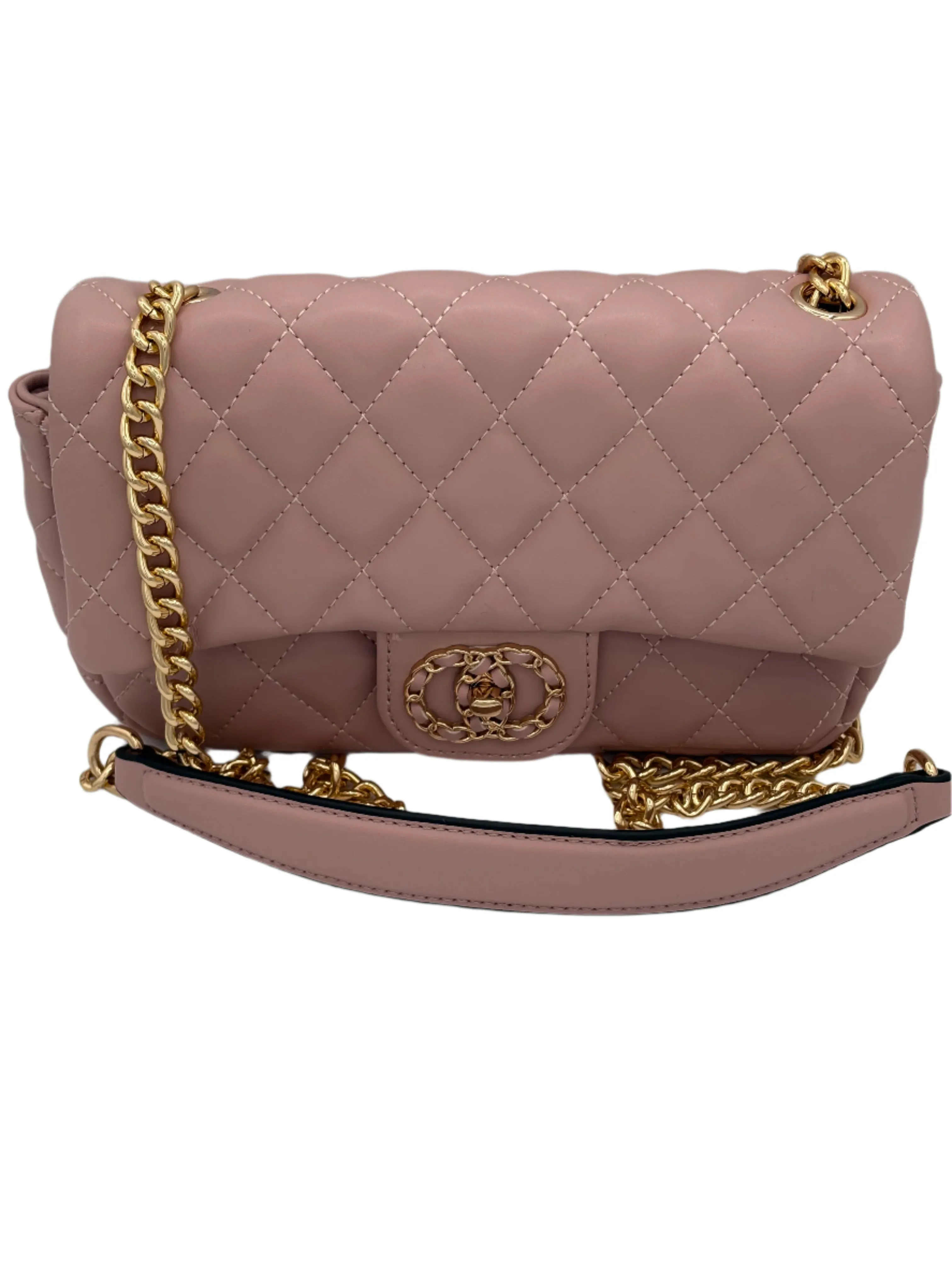 'Obsessed' Crossbody Quilted Flap Bag