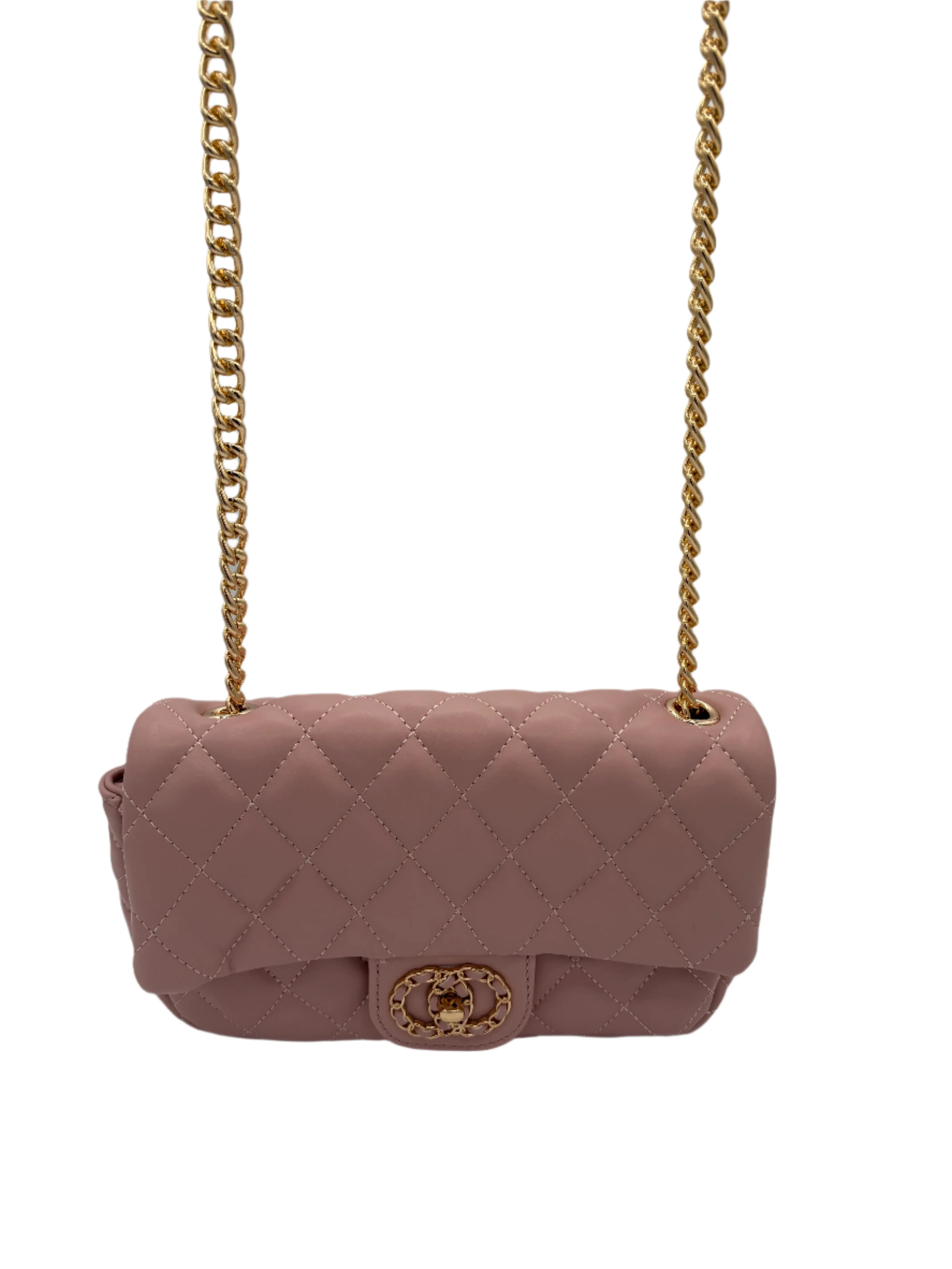 'Obsessed' Crossbody Quilted Flap Bag