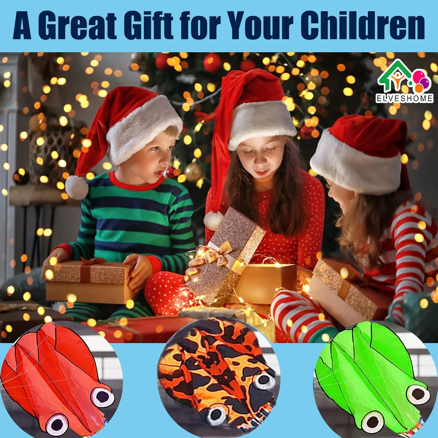 Octopus Kite 3 PACK Kites for Adults Easy To fly, 3D Beautiful Large Giant Kites with Kite String, Kites for Kids Easy to Fly Boys Girls Outdoor Travel Park Beach 158'' Long Tail Kite Runner, 3 Colors