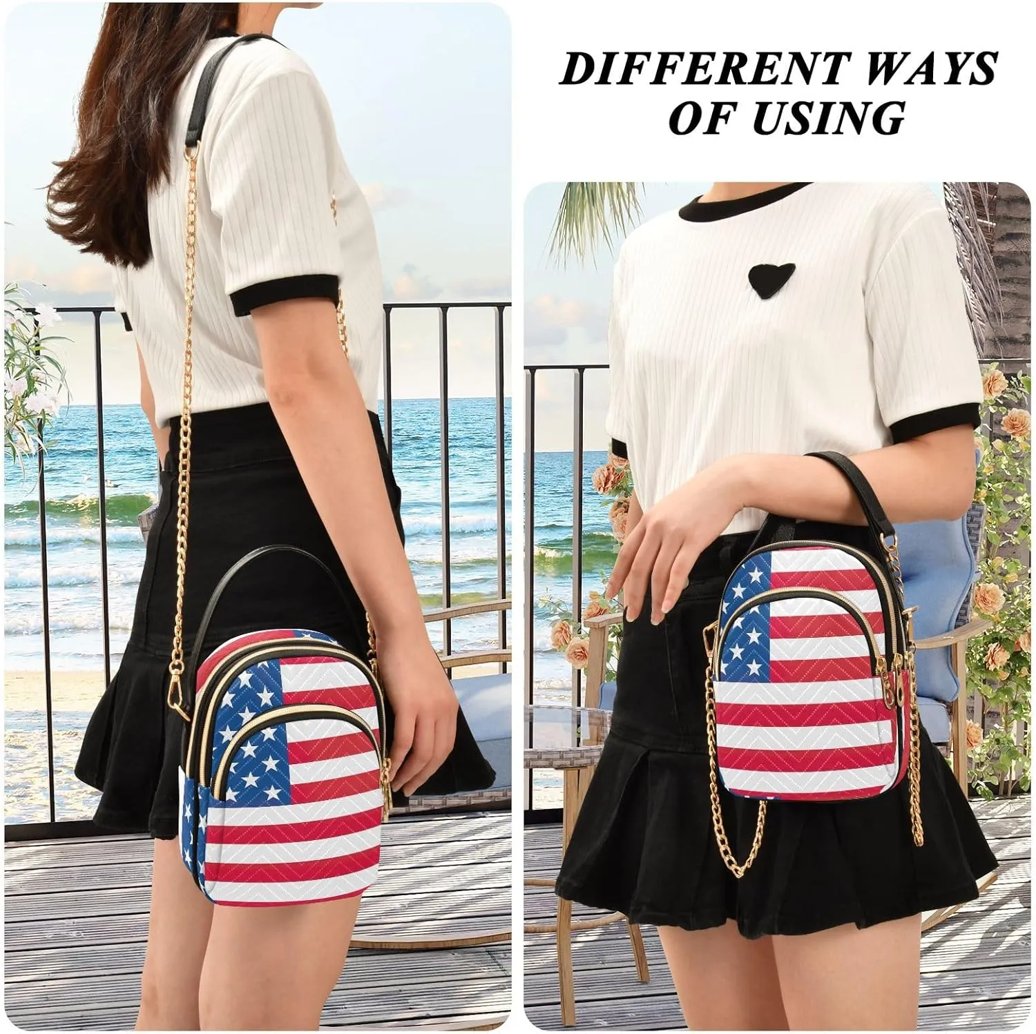 ODAWA Madagascar Flag Women Crossbody Bags Shoulder Bag for Women Crossbody Women Crossbody Bags Small