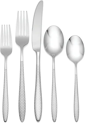 Oneida Flatware Set, Metallic