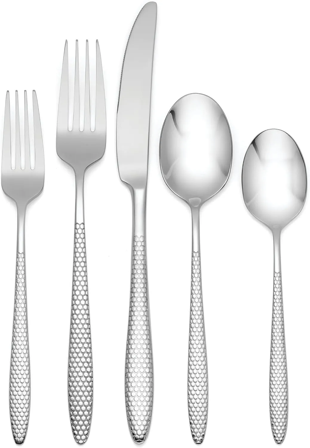 Oneida Flatware Set, Metallic