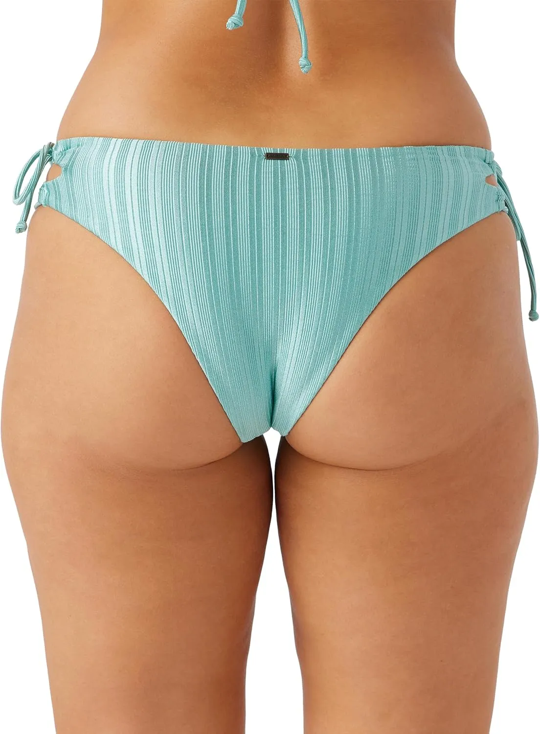 O'NEILL Women's Jensen Bikini Bottoms - Skimpy Coverage Women's Bathing Suit Bottom with Criss-Cross Side Tie Detail