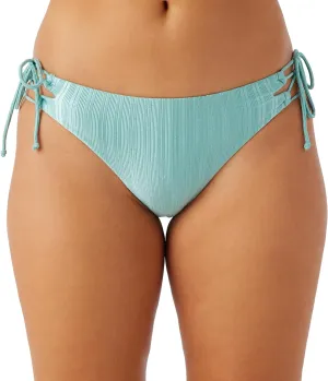 O'NEILL Women's Jensen Bikini Bottoms - Skimpy Coverage Women's Bathing Suit Bottom with Criss-Cross Side Tie Detail