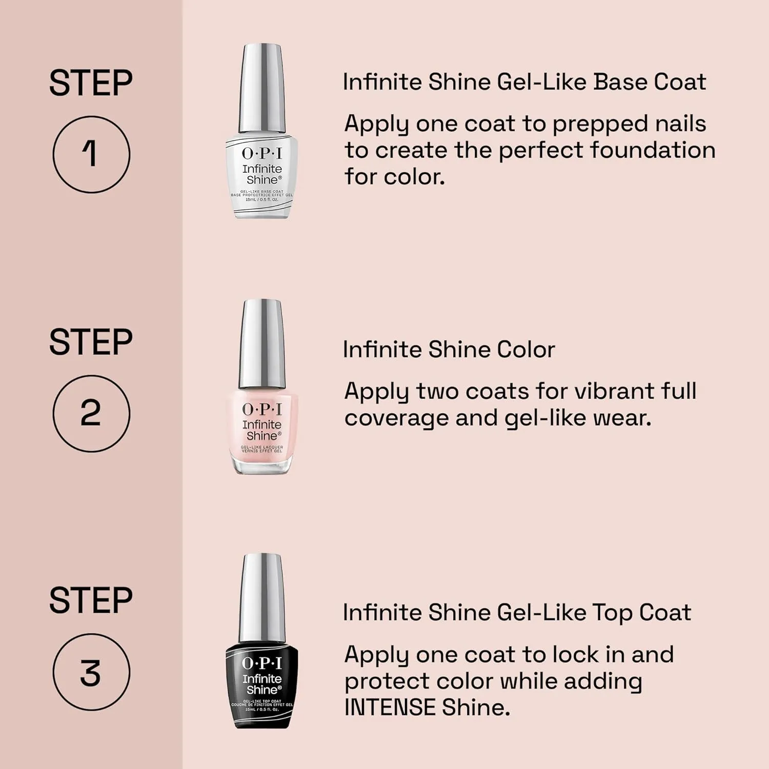 OPI Infinite Shine Long Wear Nail Polish | Opaque Metallic Gel Like Nail Polish | Metallic Mega Mix Collection