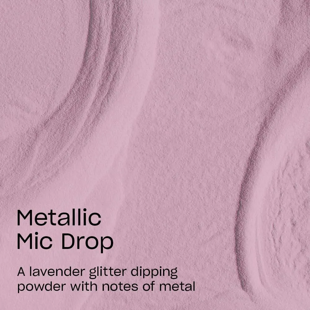 OPI Powder Perfection Dipping Powder | Opaque Metallic Finish Salon Nail Dipping Powder | Metallic Mega Mix Collection