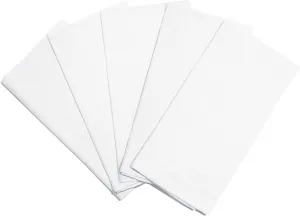Organic Cotton Tea Towels for Embroidery - Blank Flour Sack Dish Towels for Embroidery - Perfect White Kitchen Towels for Embroidery and Crafts to Customize and Personalize - 27"x27" (White - 5 Pack)