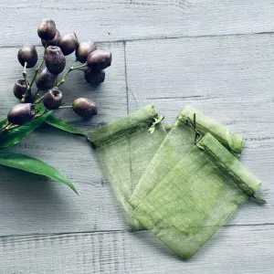 Organza Bag Army Green - Large