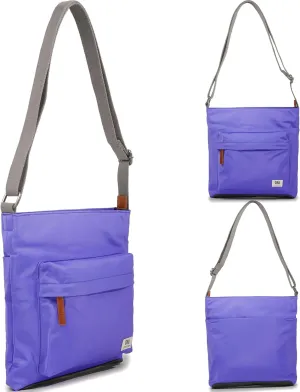 ORI LONDON Medium Nylon Crossbody Bags for Women & Men - Small Crossbody Bag w/Chunky Zippers - The Kennington