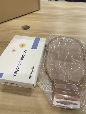 Ostomy Supplies Colostomy Bags Drainable Pouches with Clamp Closure for Ileostomy Stoma Care