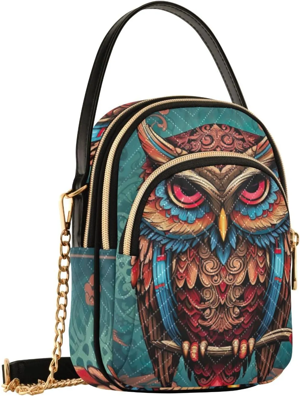 Owl in the Blue Women Crossbody Bags, Lightweight Crossbody Bag Small Handbags for Women Crossbody