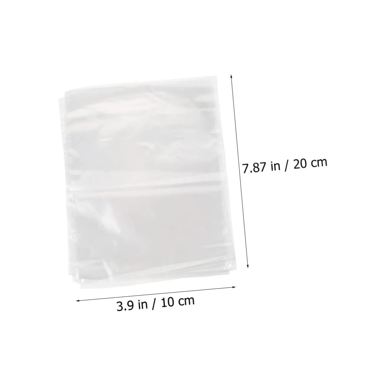 Packaging Heat Shrink Bags 200 Pcs Sealable Shrinkage Cellophane Bags Pof Film Easy to Use for Home DIY