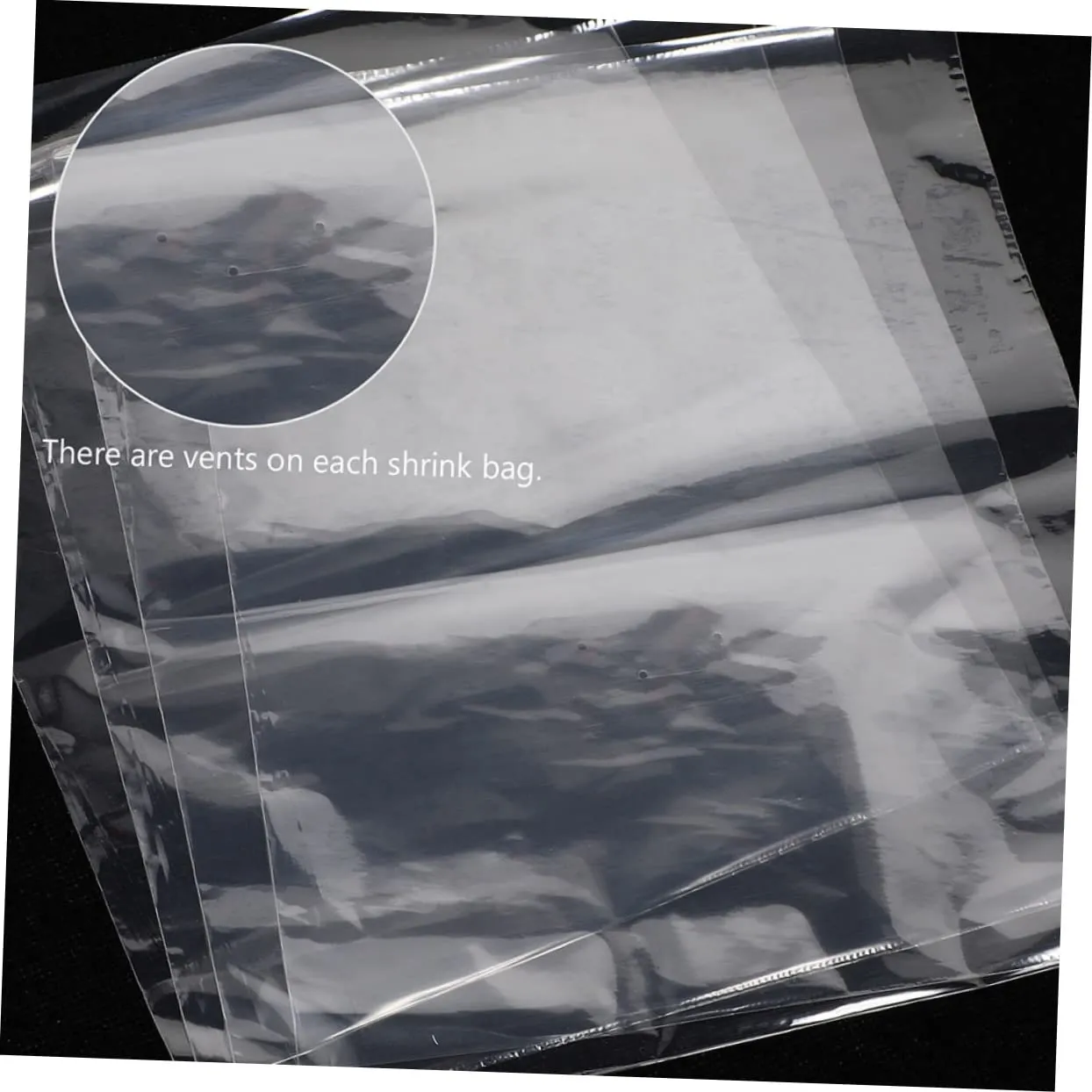 Packaging Heat Shrink Bags 200 Pcs Sealable Shrinkage Cellophane Bags Pof Film Easy to Use for Home DIY