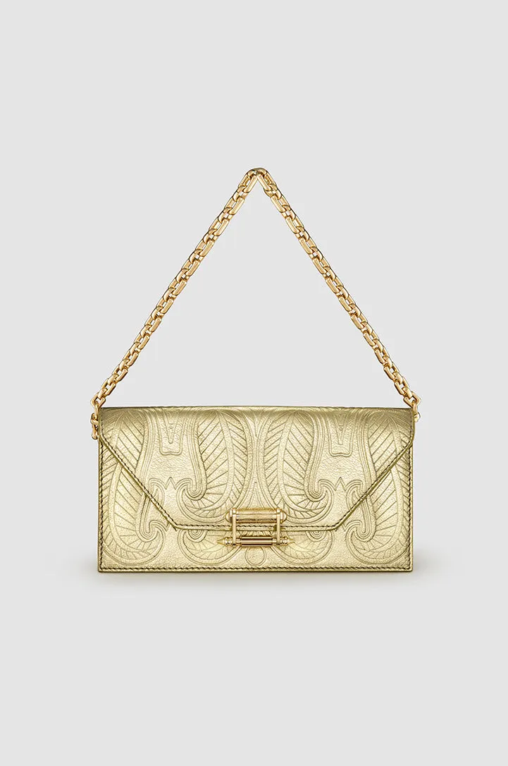 Palmette Embossed Pochette