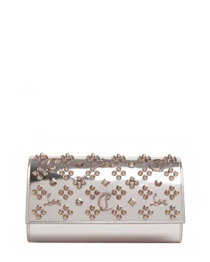 Paloma Loubinthesky Metallic Wallet on Chain in Specchio