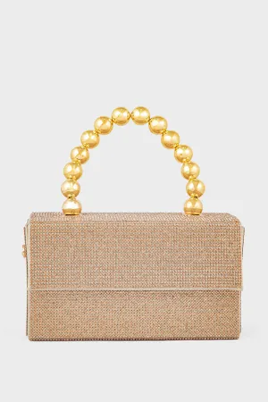 Party Wear Clutch BH0122-Golden
