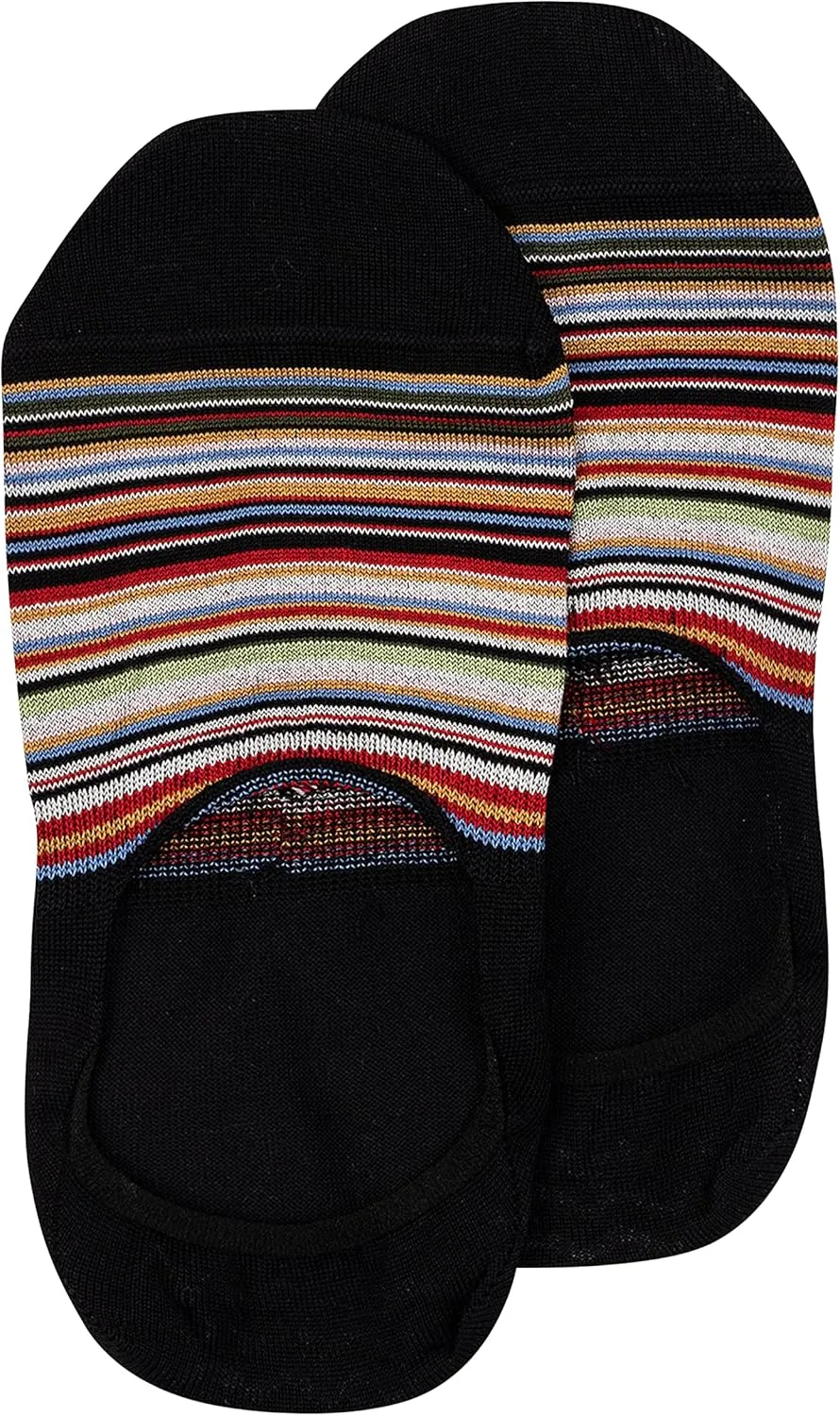 Paul Smith Women's Signature No Show Socks, Black, One Size