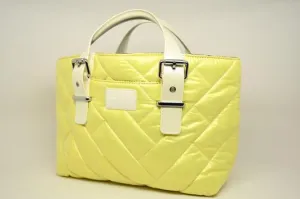 Pearly - Canary with White Handles