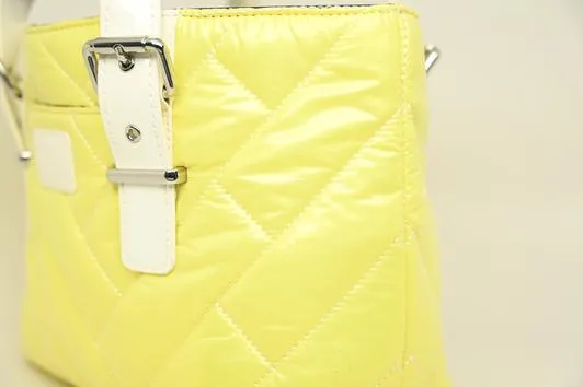 Pearly - Canary with White Handles