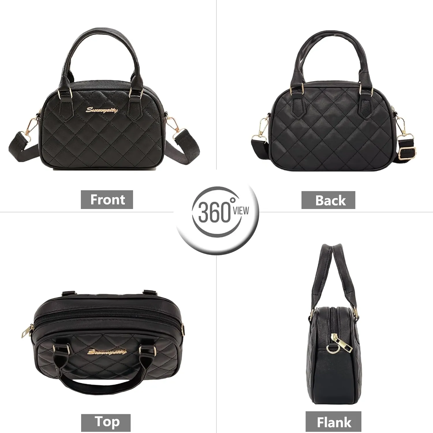 PORT&LOTUS Small Handbags for Women Fashion Top-handle Women's Bags Crossbody Purses for Women