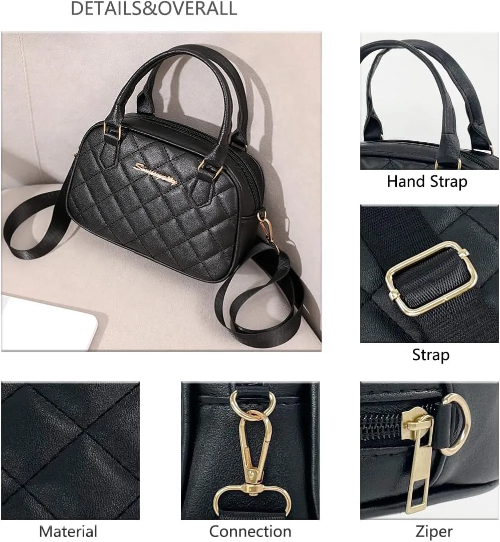PORT&LOTUS Small Handbags for Women Fashion Top-handle Women's Bags Crossbody Purses for Women